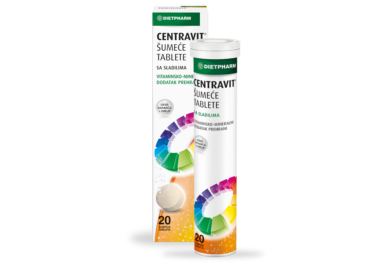 DTPH-proizvodi-3D-fotke-Centravit-šumeće-tablete-a20-HR_front-shadow-HQ-8-12-19-HR dietpharm centravit šumeće