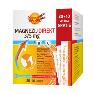 natural wealth magnezij direkt 375 mg vrećice