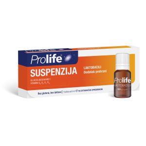 Prolife, suspenzija, B vitamini, crijevna mikroflora, dodatak prehrani, dobre bakterije, probiotici, probiotik, proljev, zatvor, antibiotska terapija, antibiotici, regulacija crijeva