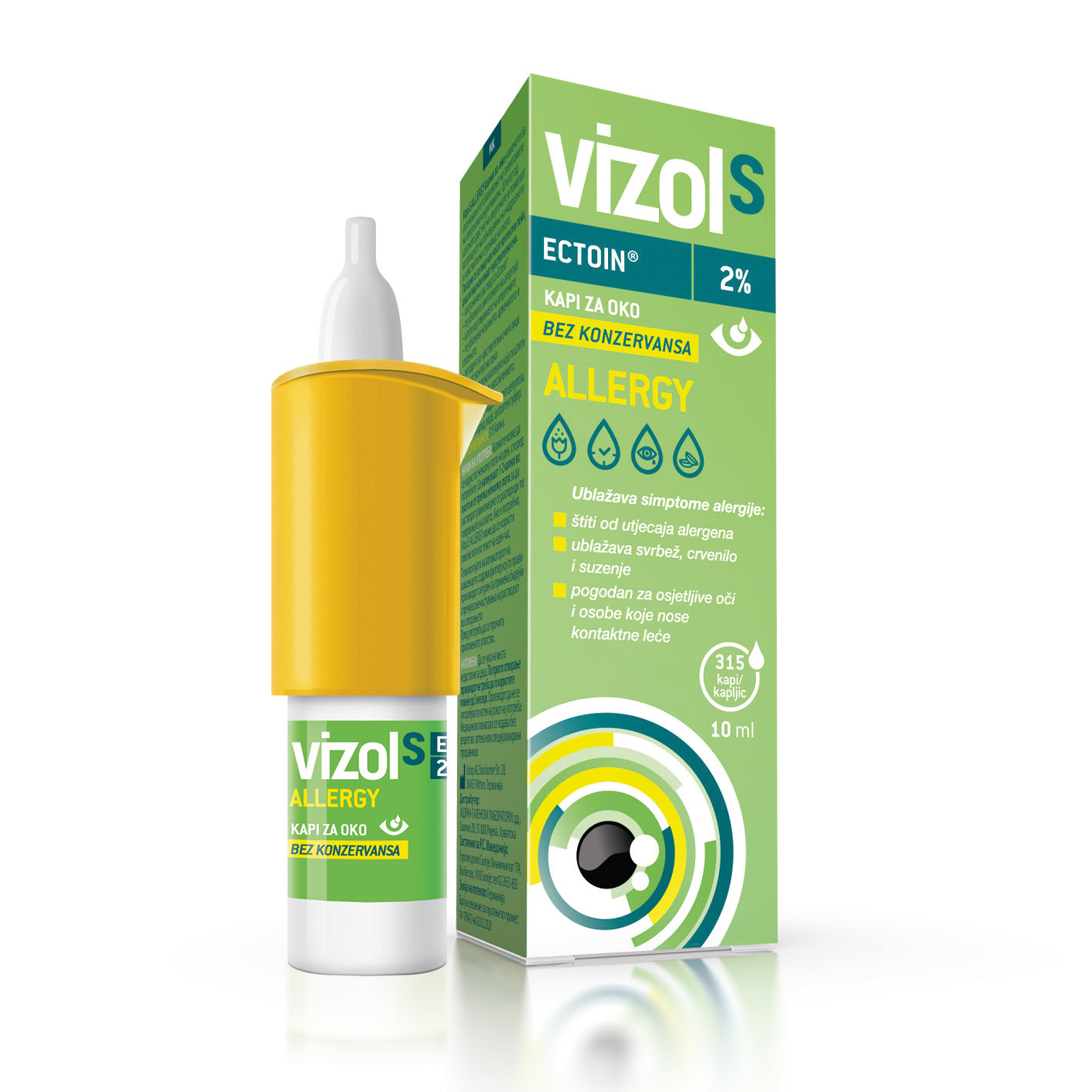 EAN_3856013231309_Vizol S Allergy Vizol S Allergy kapi za oči za olakšanje simptoma alergijskog konjunktivitisa.