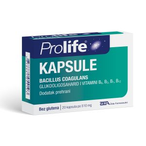 Prolife kapsule, dobre bakterije, B vitamini, dodatak prehrani, crijevna mikroflora, probiotik, probiotici, proljev, zatvor, antibiotska terapija, antibiotici, regulacija crijeva