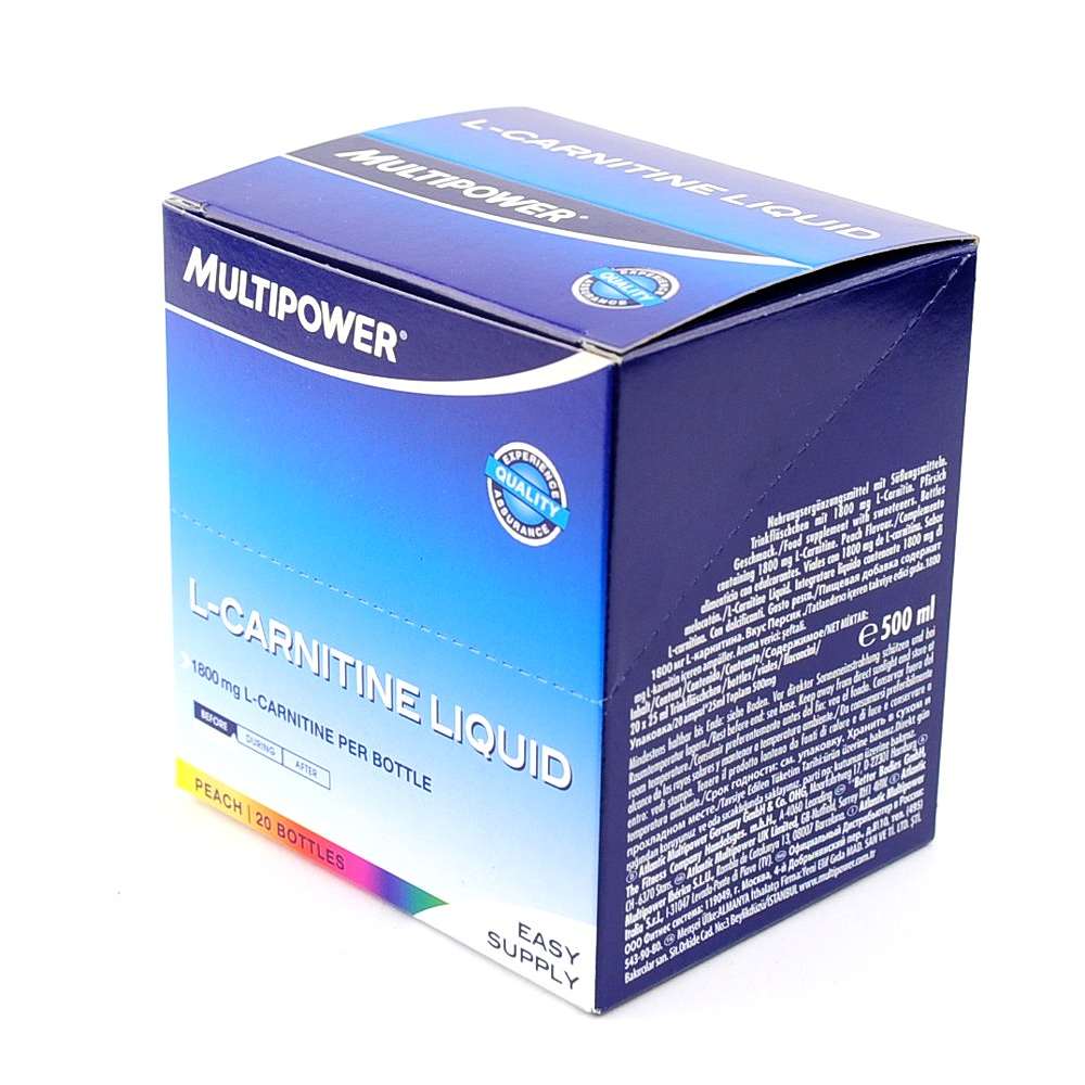 Multipower L-carnitine liquid, 20 x 25 mL | Zdravije.hr