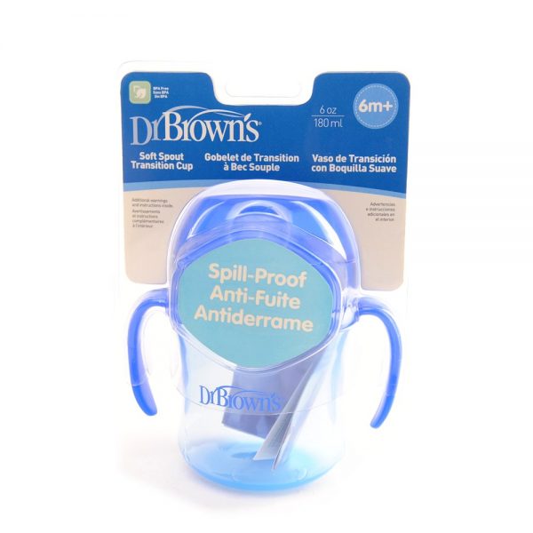 Dr.Brown's Trening čaša meki kljun 6mj+, 180 mL