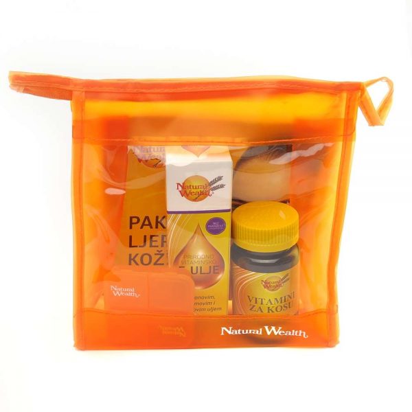 Paket za ljepotu kose, kože i noktiju (Vitamini za kosu + E-ulje)