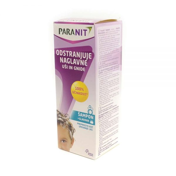 Paranit šampon za odstranjivanje uši i gnjida + češalj