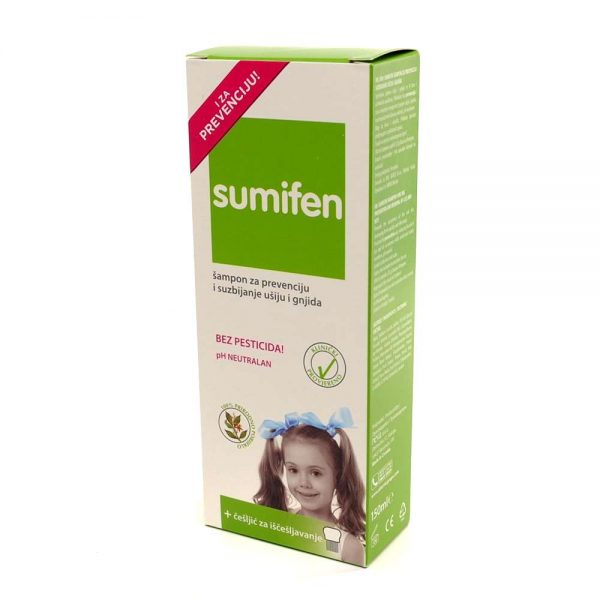 Sumifen Šampon za prevenciju i suzbijanje ušiju i gnjida, 150 mL