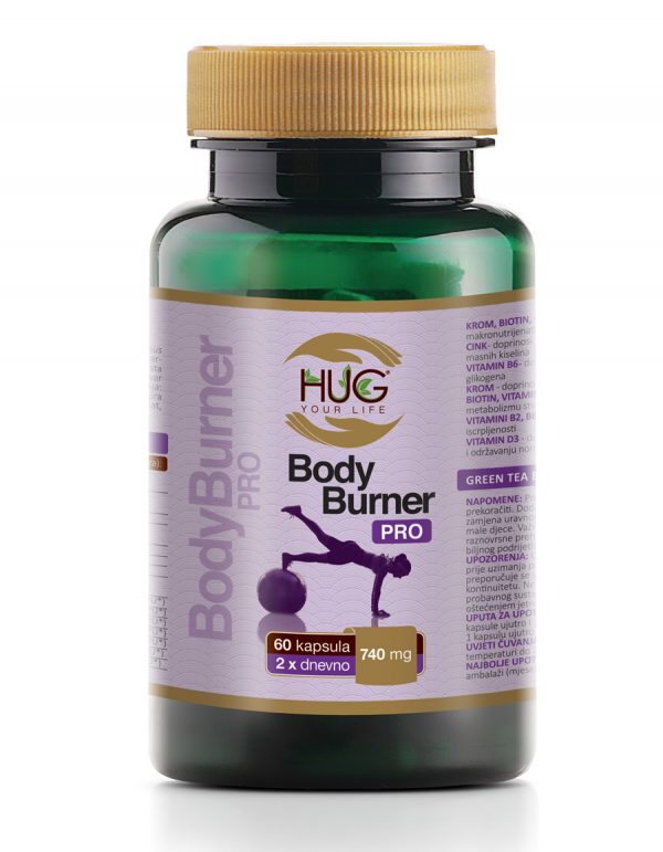 HUG BodyBurner PRO kapsule - poticanje metabolizma makronutrijenata