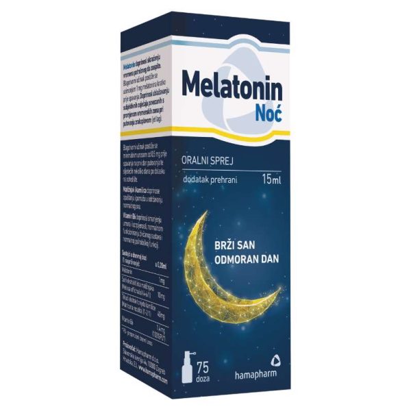 melatonin noć