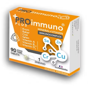 proimmuno plus tablete za održavanje funkcije imuniteta i normalne razine glukoze u krvi